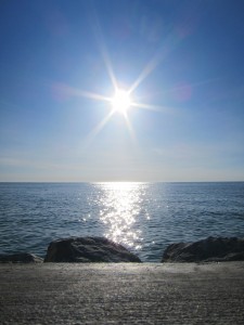 Image of Lake Erie from the shores of Ohio